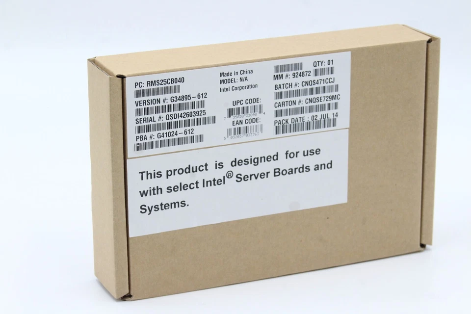 Intel Integrated RAID Module - PCI-Express 2.0 x8 SATA / SAS - RMS25CB040 HSC - Image 1 of 2