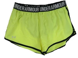 Women's Under Armour Running Shorts Yellow - Picture 1 of 1