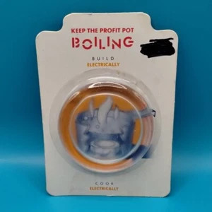 Vtg Wet Willie Keep The Profit Pot Boiling Pot Watcher Boil Alert Disk New  - Picture 1 of 10