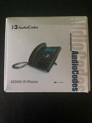 AudioCodes 420HD IP Phone Black - Image 1 of 3