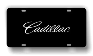 "Cadillac" License Plate, Custom Made of Chrome Plated Metal - Bild 1 von 2