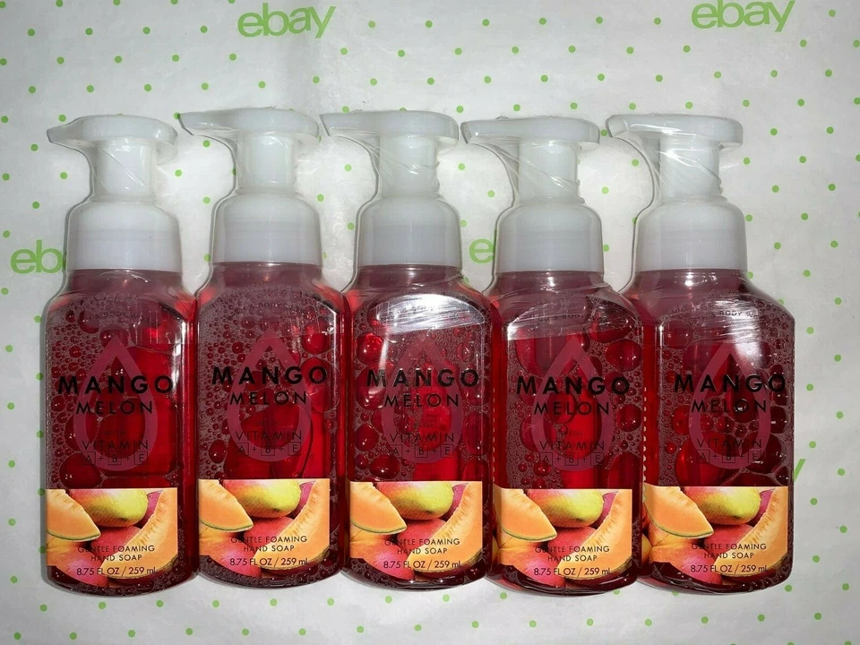  5 Mango Melon Gentle Foaming Hand Soap Bath & Body Works 8.75 Oz - Image 1 of 1