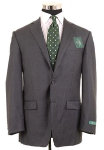 NWT Bobby Jones Solid Mid Gray Twill Wool Sport Coat Jacket Blazer 40 R NEW - Picture 1 of 7