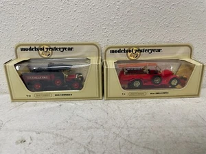 Matchbox Models Of Yesteryear 1918 Crossley & 1920 Rolls Royce. - Picture 1 of 13