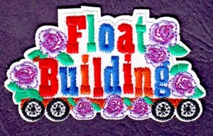 FLOAT BUILDING Bügelbild Patch Parade Event Feier - Bild 1 von 1