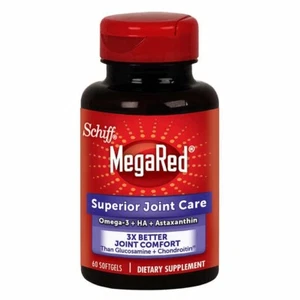 Schiff MegaRed Superior Joint Care, 60 Softgels - Best Price Exp: 01/26 - Picture 1 of 3
