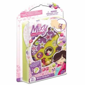 Mixy Rock Star 40 Piece Assortment - Fun Fashion Snap Together Bead Jewellery - Picture 1 of 3