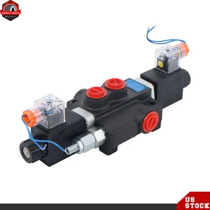 1 Spool 13 GPM Solenoid 12V DC Hydraulic Control Valve Double Acting 3600 PSI - Picture 1 of 12