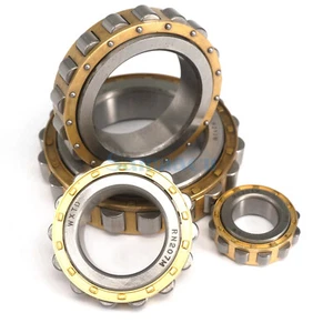 RN204/RN205/RN206/RN307 EM/M Brass+Bearing Steel Cylindrical Roller Bearing - Picture 1 of 16