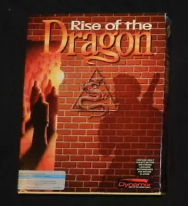 Rise of the Dragon IBM PC MS-DOS Big Box Comic 5.25" Disks - Picture 1 of 2