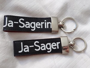 HOCHZEIT 2x Schlüsselanhänger Ja-Sager Ja-Sagerin Heirat Hochzeitsgeschenk NEU - Bild 1 von 1