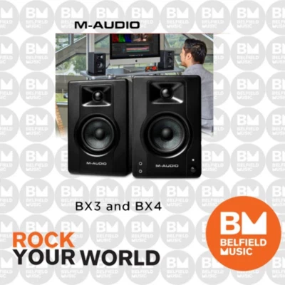 M-Audio BX3 D3 Powered Studio Monitors Speakers 3inch (Pair) - image 1 of 2