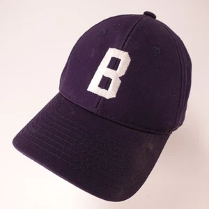 Blue Baseball Hat with White B Embroidered Logo Youth Adjustable Cap - Picture 1 of 5