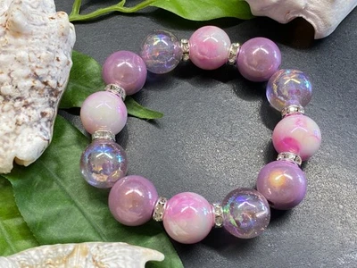 Armband Miracle Beads div. Perlen Acryl Gr. S-M Magic Beads #1034-3 - Bild 1 von 2