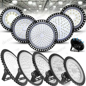 UFO LED illuminazione sala lampada industriale High bay faretto sala luce sala - Foto 1 di 266