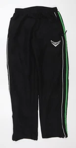 Intosport Men’s Black Track Pants M Quick Dry Straight Leg - Picture 1 of 12