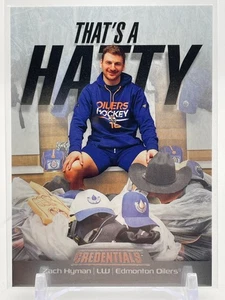 ZACK HYMAN 2024-25 UD Credentials That's A Hatty - Bild 1 von 3