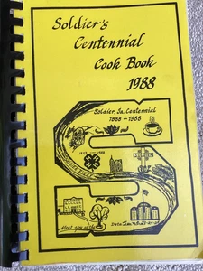 Soldier Iowa Centennial Cook Book 1988 - Bild 1 von 2