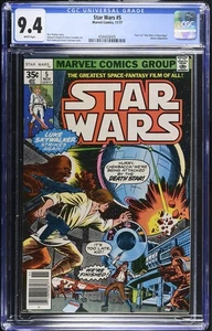 STAR WARS #5 CGC 9.4 NM, A NEW HOPE ADAPTATION (Marvel 1977) - Picture 1 of 2