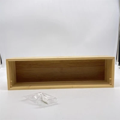 Relaxdays Teebox Bambus, 5 Fächer für 50 Teebeutel, mit Kippdeckel, zum Aufhänge - Bild 1 von 2