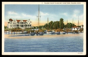 Postcard Toledo Yacht Club, Bay View Park, Toledo, OH - Picture 1 of 2