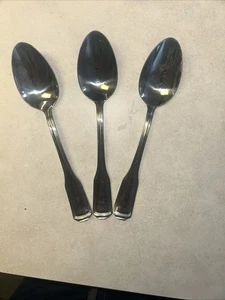 4 Teelöffel HAMPTON SILBERSCHMIEDE AMERICANA KLASSISCH GLÄNZEND EDELSTAHL BESTECK - Bild 1 von 7