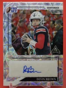 2022 DEVIN BROWN /20 Silver Auto Pro Set Metal Buckeyes PA-DB2 15/20 Cal Qb - Bild 1 von 7