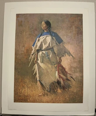 Howard Terpning 1981 Escudo de su marido 678/1000 Edición Limitada Impresión Foto 1 de 4