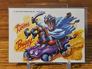 1980 Topps Weird Wheels Sticker # 8 Doom Buggy - Picture 1 of 2