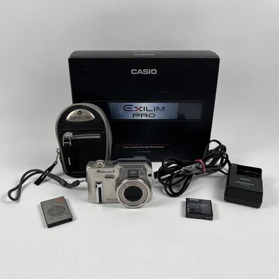 Casio Exilim Pro EX-P600 silber 6,0-MP-Digitalkamera Komplettset OVP - Bild 1 von 4
