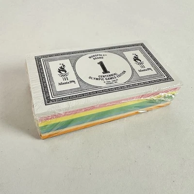 Monopoly Money 1996 Edición Juego Olímpico Centenario Juego de Repuesto De Colección Foto 1 de 3