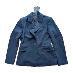 LIU JO Giacca Blazer Slim Fit, Blu Scuro, Taglia 40 - Foto 1 di 19