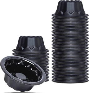 25er Pack Mini Kuchenformen zum Backen - 4 Zoll Silikon Kuchenformen für Flanformen - - Bild 1 von 8