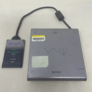 Sony PCGA-CD51 Externes Portable CD-ROM Laufwerk VAIO Vintage GETESTET - Bild 1 von 9