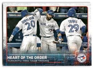 Heart of the Order Donaldson Bautista Travis 2015 Topps Update #US187 Blue Jays - Picture 1 of 2