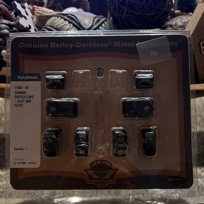 Harley Davidson Switch Caps OEM Takeoff READ - Image 1 of 2