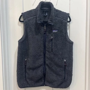 Patagonia Blue Fluffy Fleece Gilet Body warmer Men’s Size Medium Fall 2018 - Picture 1 of 9