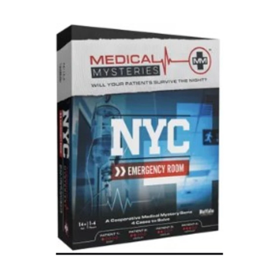 Buffalo Games Boardgame Medical Mysteries - NYC Emergency Room Box EX/NM - Image 1 of 1