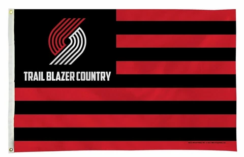 Portland Trail Blazers Flag Banner 3x5 Country Design Premium Outdoor Basketball Cover