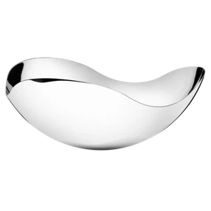 Bloom by Georg Jensen Stainless Steel Mirror Bowl Large - Vtg NOS - Picture 1 of 4