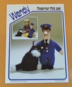 Wendy Postman Pat Toy Knitting Pattern No. 2261 by Joy Gammon - for DK/Mohair - Picture 1 of 3