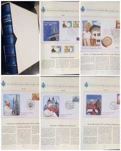 Papst Benedikt XVI. - Briefmarken- und Motivsammlung im Album aus Borek Abbo 04 - Bild 1 von 12