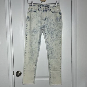 Old Navy Girl's Straight Ankle Jeans Acid Raw Hems Edge The Power Perfect 16 New - Picture 1 of 12