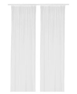 IKEA LILL NEW Net Curtains, 1 Pair, White, 280x300 cm , 110x 118" Brand NEW - Picture 1 of 5