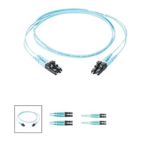 FZ2ERLNLNSNM002 OM4 Cordon Patch Multimode 2 Fibres Duplex LC-Duplex LC Boîte de 10 - Photo 1/3
