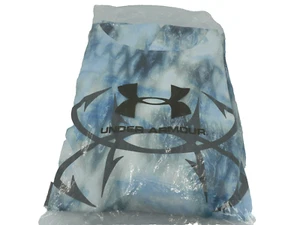 Under Armour ISO Chill Shore Break Mens Blue Print Hoodie XL New - Picture 1 of 2