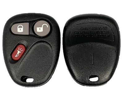 Llavero remoto sin llave OEM 3 botones memoria GM # 1 L2C0005T 12223130-50 Foto 1 de 2