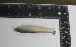 NICE VTG. 4" METAL SPOON TYPE LURE SCALED SPEEDY SHINER 3/8 OZ RICHARDS TACKLE - Picture 1 of 8