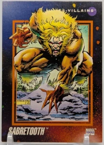 1992 Impel Marvel Universe Serie 3 SABERTOOTH #129 🔥⭐️ Super-Villains - Bild 1 von 2