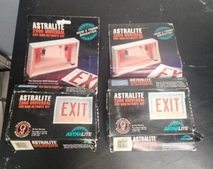 Two AstraLite 2000 Exit Sign RETROFIT KITS. 120v or 277v. UR6SPB - Picture 1 of 8